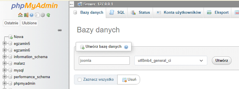 Baza danych
